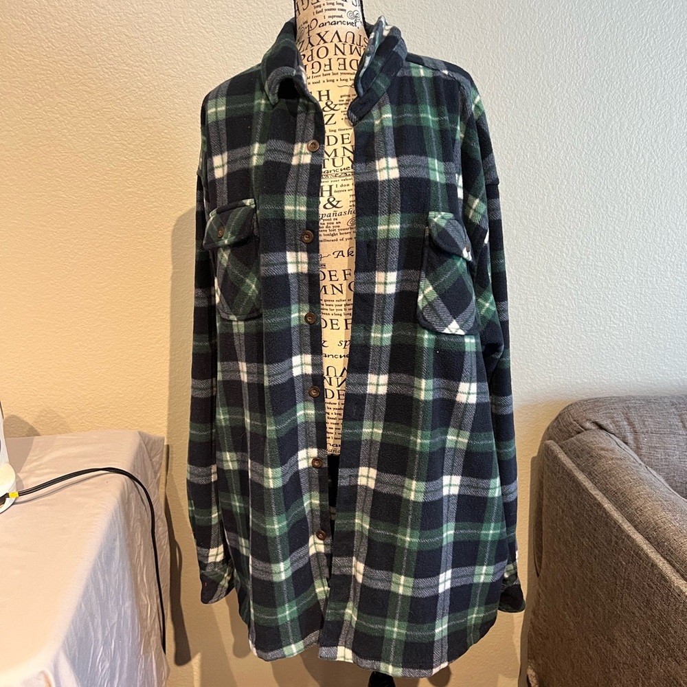 Plaid Flannel Shirt or could wear as a dress for women